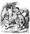 La aventuroj de Alicio en Mirlando, Ilustraĵo de John Tenniel (1865)