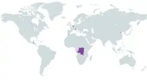 Regionoj en la mondo kiuj estis sub kontrolo de Belgio