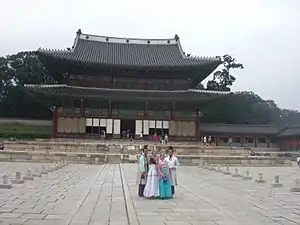 Hanbok en Changdeokgung