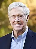 Charles Koch 2015, 2014, kaj 2011 (finalinto en 2016 kaj 2012) (shared with brother David at all times)