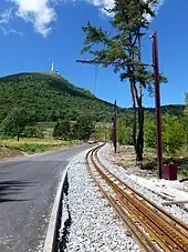 Fervojo al supro de Puy de Dôme en 2011