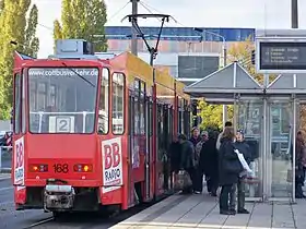 Tramo Tatra KTNF6 en Cottbus