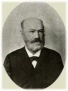 Gusztáv Csanády en 1897