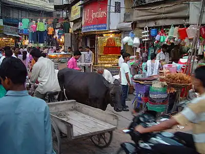 La ĉefa bazaro (Paharganj)