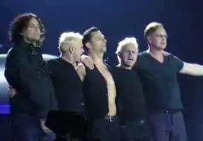 Depeche Mode koncerte en Barcelona en 2006.