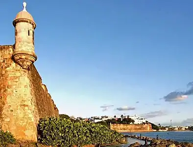 Sentinelbudo en la Fuerte San Felipe del Morro (Havano).