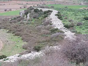 Bordo de Kopaiso ĉe fortikaĵo Gla