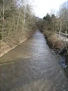 Grande Eau, iom antaŭ ĝia alfluo al Rodano