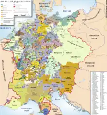 la germanlingva Sankta Romia Imperio kaj Reĝlando Bohemio, ĉirkaŭ 1400