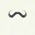 "Handlebar" moustache style