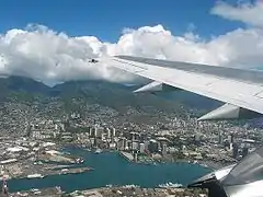 la haveno de Honolulu vidata el aviadilo