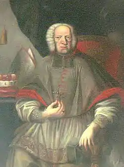 Jakob Ernst von Liechtenstein-Kastelkorn kiel episkopo de Olomouc