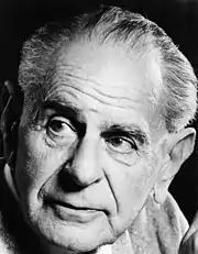 Karl Popper, ĉirkaŭ 1980