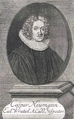 Caspar Neumann(1648-1715)