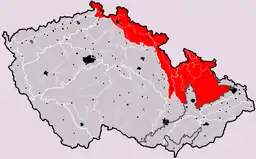 Gigantmontara-jesenika subprovinco enkadre de Ĉeĥio