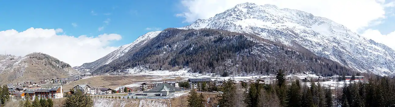 La Thuile - panorama bildo