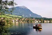 Laŭerco ĉe la bordo de la lago