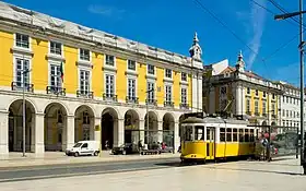 Tramo en Praça do Comércio