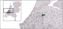 Situo de la municipo Nieuwkoop