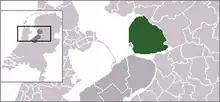 Situo de la municipo Noordoostpolder