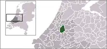 Situo de la municipo Rijnwoude