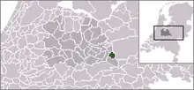 Situo de la municipo Veenendaal