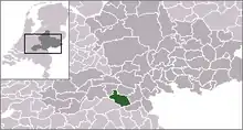 Situo de la municipo Wijchen