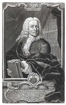 Bildo de Lorenz Heister, laŭ Johann Jakob Haid (1704–1767).