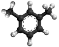 Strukturo de la 1,3-Dumetilbenzeno