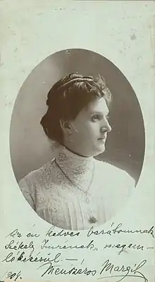 Margit Menszáros en 1904