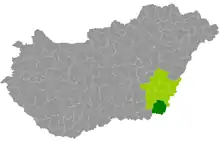 Distrikto Mezőkovácsháza (Tero)