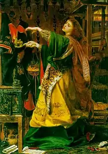 Morgan le Fay, de Anthony Frederick Sandys (1829 - 1904)