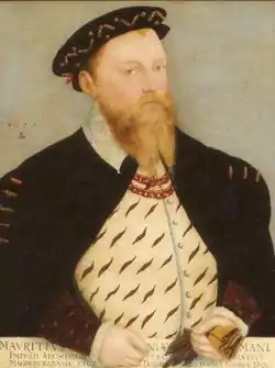 Maŭrico, Duko de Saksio(1521-1553)