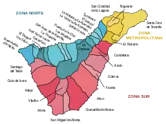 Metropola areo de Sankta Kruco de Tenerifo (Tero)