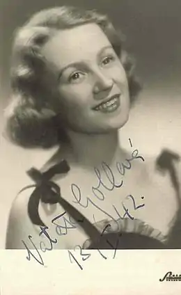 Nataša Gollová en 1942