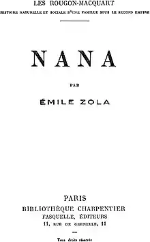 Nana de Émile Zola.