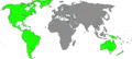 Mapo de la du mondoj :Nova mondo (verda), Malnova mondo (griza)