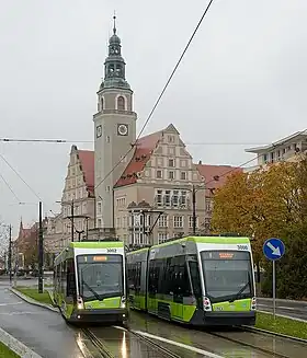 Tramoj Solaris Tramino en Olsztyn