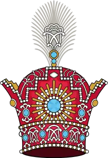 Pahlavi Crown of Imperial Iran (heraldry).svg