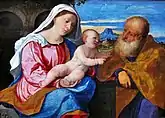 Palma Vecchio, La sankta familio (ĉirkaŭ 1514 - 1515)