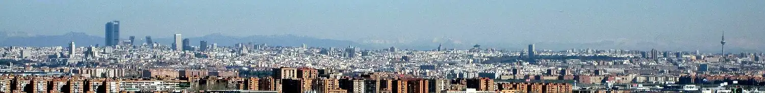 Panorama vido de Madrido