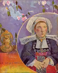 La bela Angela  1889, 92 x 73 cm, Musée d'Orsay, Parizo