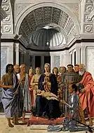 Brera Madono de Piero della Francesca. ĉirkaŭ 1472–1474