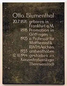 Otto Blumenthal