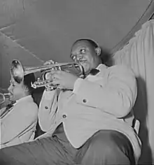 Rex Stewart kun la orkestro de Duke Ellington (1943)