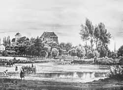 La burgo en 1855