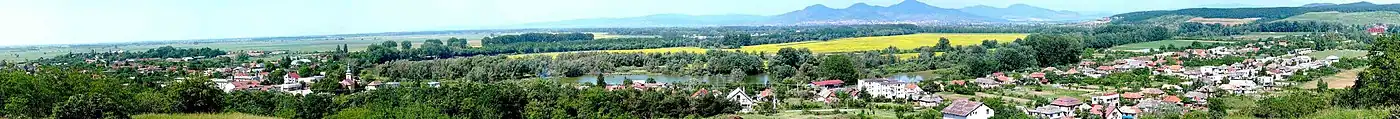 Panoramo de Streda nad Bodrogom