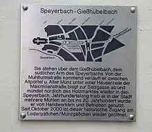 Ŝildo de Speyerbach en Speyer