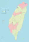 Mapo de Tajvano