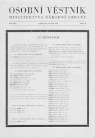 Persona bulteno de MND numero 42 el la 20-a de oktobro 1945 - titola paĝo: dono de Ĉeĥoslovaka milita kruco 1939-1945.